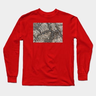 Broken Asphalt Road Long Sleeve T-Shirt